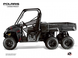 Polaris Ranger 6x6 UTV Epik Graphic Kit Black