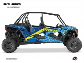 Polaris RZR XP 1000 4 doors UTV Epik Graphic Kit Blue