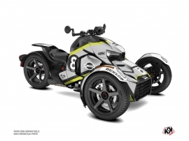 Can Am Ryker 900 Sport Roadster 8Ball Graphic Kit Grey