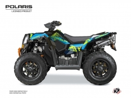Polaris Scrambler 850-1000 XP ATV Stun Graphic Kit Blue