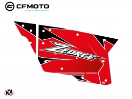 Graphic Kit Complete Doors PCZ5 CF Moto Zforce 500-550-800-1000 Red