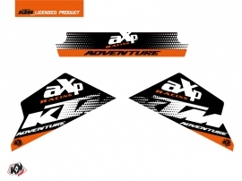 Graphic Kit AXP Skid Plates Moto Raster KTM 790-890 Adventure Black White