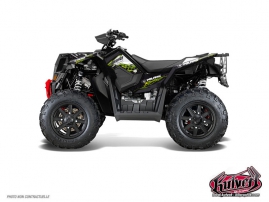 Polaris Scrambler 850-1000 XP ATV Action Graphic Kit Green