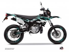 MBK Xlimit 50cc BARBARIAN Graphic Kit Turquoise