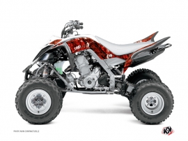 Yamaha 660 Raptor ATV Camo Graphic Kit Red