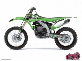 Kawasaki 125 KX Dirt Bike Chrono Graphic Kit Black