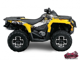 Can Am Outlander 1000 ATV Demon Graphic Kit