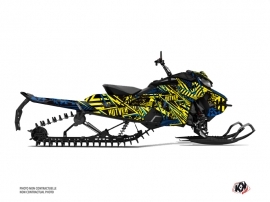 Skidoo Gen 4 Snowmobile Dizzee Graphic Kit Yellow