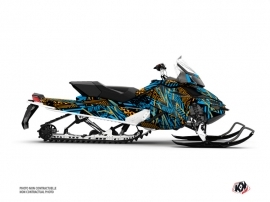 Skidoo REV XP Snowmobile Dizzee Graphic Kit Blue