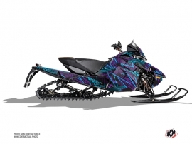 Arctic Cat Thundercat Snowmobile Dizzee Graphic Kit Purple