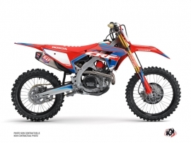 Honda 450 CRF Dirt Bike Dyna Graphic Kit Blue