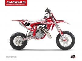 GASGAS MC 50 Dirt Bike Dynamik Graphic Kit White