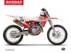 GASGAS MCF 450 Dirt Bike Dynamik Graphic Kit White