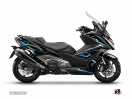 Kymco AK 550 Maxiscooter Energy Graphic Kit Black Blue 