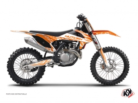 KTM 250 SXF Dirt Bike Eraser Graphic Kit Orange