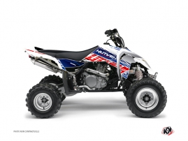 Suzuki 450 LTR ATV Eraser Graphic Kit Blue Red