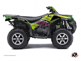 Kawasaki 750 KVF ATV Eraser Graphic Kit Green