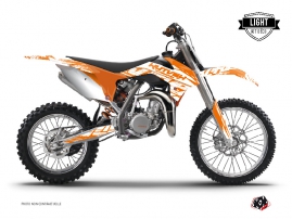KTM 85 SX Dirt Bike Eraser Graphic Kit Orange LIGHT