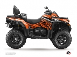 CF MOTO CFORCE 1000 ATV Eraser Graphic Kit Orange Black