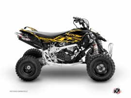 Can Am DS 650 ATV Eraser Graphic Kit Yellow Black