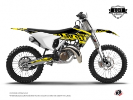 Husqvarna FC 250 Dirt Bike Eraser Fluo Graphic Kit Yellow LIGHT