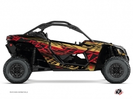 Can Am Maverick X3 UTV Eraser Graphic Kit Gold