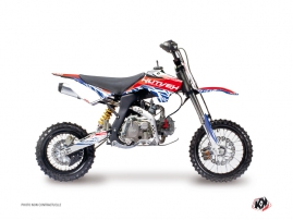 YCF SP Dirt Bike Eraser Graphic Kit Red Blue