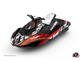 Seadoo Spark Jet-Ski Eraser Graphic Kit Red White