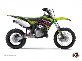 Kawasaki 85 KX Dirt Bike Eraser Graphic Kit Green