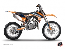 KTM 85 SX Dirt Bike Eraser Graphic Kit Blue Orange