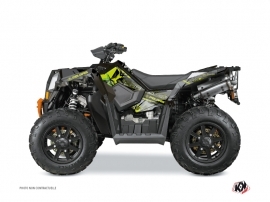 Polaris Scrambler 850-1000 XP ATV Evil Graphic Kit Grey Green