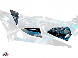 Kit Déco Portes Origine Basses Evil SSV Polaris RZR 1000 Turbo 4 Portes 2015-2019 Gris Bleu