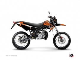 Derbi Xrace 50cc Factory Graphic Kit Orange