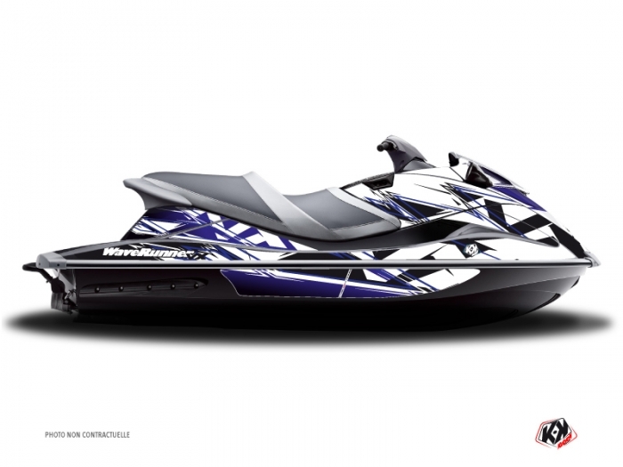 Yamaha VXRVXS JetSki Mission Graphic Kit Blue Kutvek Kit Graphik