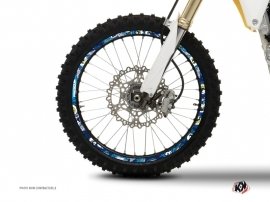 Graphic Kit Wheel decals Dirt Bike Freegun Blue
