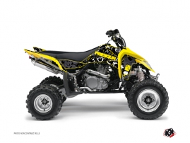 Suzuki 450 LTR ATV Freegun Eyed Graphic Kit Yellow
