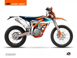 KTM 250 FREERIDE Dirt Bike Genesis Graphic Kit Blue