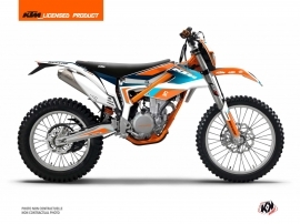 KTM 350 FREERIDE Dirt Bike Genesis Graphic Kit Blue