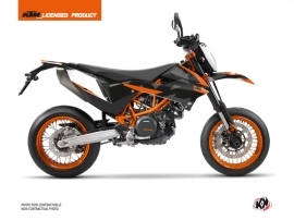 KTM 690 SMC R Dirt Bike Gravity Graphic Kit Orange