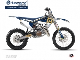 Husqvarna TC 85 Dirt Bike Heritage Graphic Kit Blue