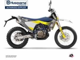 Husqvarna 701 Enduro Dirt Bike Hero Graphic Kit Grey Yellow