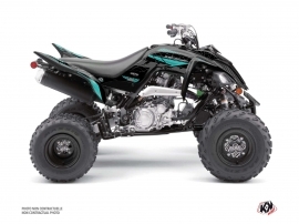 Yamaha 700 Raptor ATV Kaiman Graphic Kit Black Turquoise