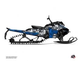 Skidoo Gen 4 Snowmobile Kamo Graphic Kit Grey Blue