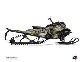 Skidoo Gen 4 Snowmobile Kamo Graphic Kit Green Yellow