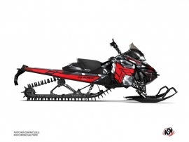 Skidoo REV XM Snowmobile Kamo Graphic Kit Grey Red