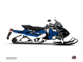 Skidoo REV XP Snowmobile Kamo Graphic Kit Grey Blue