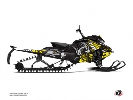 Skidoo Gen 4 Snowmobile Keen Graphic Kit Grey Yellow