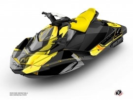 Seadoo Spark Jet-Ski Kliff Graphic Kit Yellow