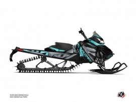 Kit Déco Motoneige Klimb Skidoo REV XM Cyan