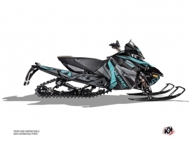 Arctic Cat Thundercat Snowmobile Klimb Graphic Kit Cyan